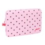 Housse d'ordinateur portable Minnie Mouse Naive Rose 15,6'' 39,5 x 27,5 x 3,5 cm