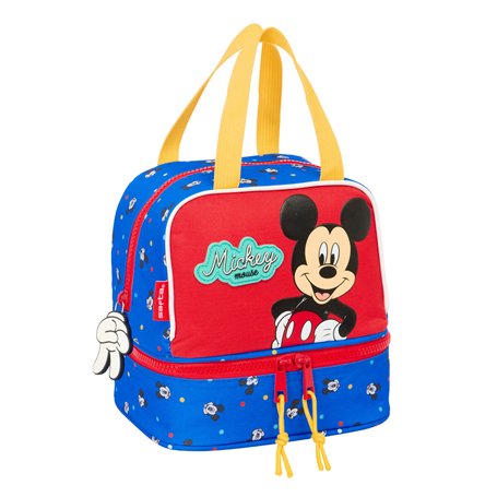 Sac à goûter Mickey Mouse Clubhouse Good day Bleu 20 x 20 x 15 cm