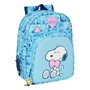 Cartable Snoopy Love Bleu clair 26 x 34 x 11 cm