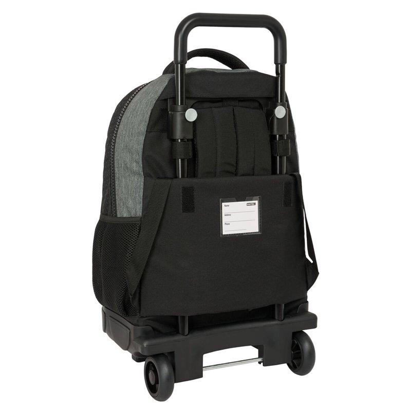 Image secondaire de Cartable à roulettes BlackFit8 Old school Noir Gris 33 x 45 x 22 cm