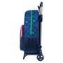 Cartable à roulettes Benetton Damero Blue marine 30 x 46 x 14 cm