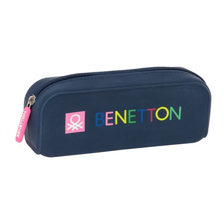 Fourre-tout Benetton Damero Blue marine 18.5 x 7.5 x 5.5 cm