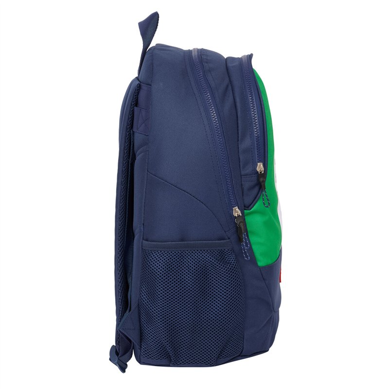 Image secondaire de Cartable Benetton Flag Blue marine 32 x 44 x 16 cm
