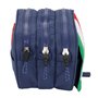 Trousse Fourre-Tout Triple Benetton Flag Blue marine 21,5 x 10 x 8 cm