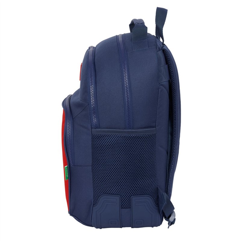 Image secondaire de Cartable Benetton Flag Blue marine 32 x 42 x 15 cm