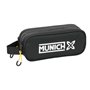 Trousse Fourre-Tout Double Munich Topo Noir 21 x 8 x 6 cm