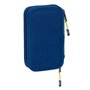 Trousse Scolaire avec Accessoires Munich North Blue marine 12.5 x 19.5 x 4 cm 29 Pièces