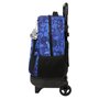 Cartable à roulettes El Niño Roller Bleu Noir 33 x 45 x 22 cm