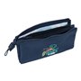 Trousse Fourre-Tout Triple El Niño Kook Blue marine 22 x 12 x 3 cm