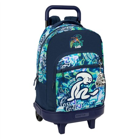 Cartable à roulettes El Niño Kook Blue marine 33 x 45 x 22 cm