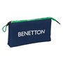 Fourre-tout Benetton Green Blue marine 22 x 12 x 3 cm