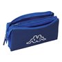 Trousse Fourre-Tout Triple Kappa Rain Blue marine 22 x 12 x 3 cm