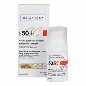 Crème anti-taches CC Cream Bella Aurora 2526113 Teinte claire 30 ml