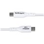 Câble USB Startech USB2AC2MNCWHE Blanc 2 m
