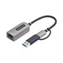Câble USB Startech C21GA-USB-ETHERNET Gris