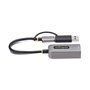 Câble USB Startech C21GA-USB-ETHERNET Gris
