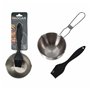 Ustensiles pour barbecues Lifetime Acier inoxydable Pinceau en silicone pour barbecue