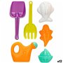 Set de jouets de plage Colorbaby 6 Pièces 27 cm (12 Unités)