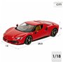 Voiture Bburago Ferrari 296 GTB 1:18