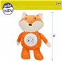 Peluche Projecteur LED Colorbaby Tissu Peluche Plastique 25 x 27 x 13 cm (4 Unités)