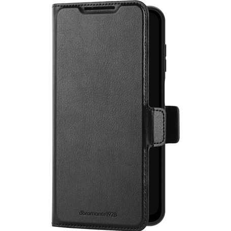 Folio Samsung Galaxy A26 Oslo Pro Cuir Vegan Fonction Stand Noir - Certifié GRS DBramante1928