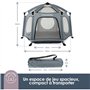 Adventure Parc Pop-Up - DREAMBABY - Tissu avec sac de transport - Housses anti-UV (utilisation extérieur) - Ø 1,3 m - H1 m