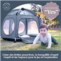 Adventure Parc Pop-Up - DREAMBABY - Tissu avec sac de transport - Housses anti-UV (utilisation extérieur) - Ø 1,3 m - H1 m