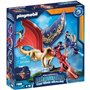 PLAYMOBIL - Dragons Nine Realms: WuWei & Jun - Jouet pour Enfant - 2 personnages et accessoires