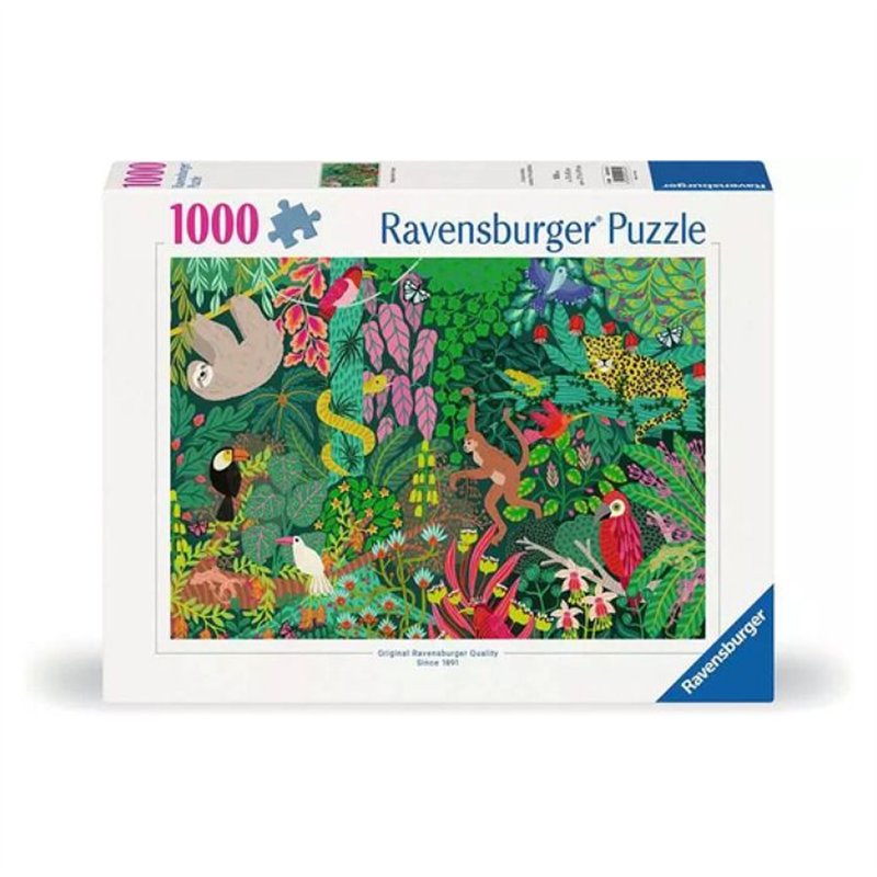 Puzzle 1000 pièces - RAVENSBURGER - Forêt tropicale magique - Paysage et nature - Mixte - Intérieur