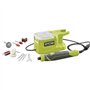 RYOBI - Mini-outil multifonction 18V ONE+ - 4400-23 000 tr/min - changement d'accessoire sans outil - Avec 15 accessoires - RRT1