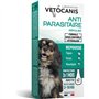 Pipettes Anti puces - VETOCANIS -  2x1 Mois sans Tiques, Puces, Moustiques - Antiparasitaire Chien 2 a 10 kg, A base de Margosa