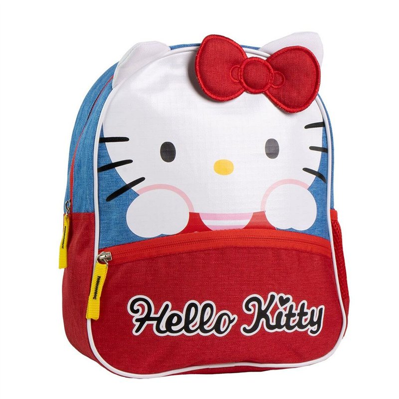 Cartable Hello Kitty Bleu 27,5 x 3 x 33,5 cm