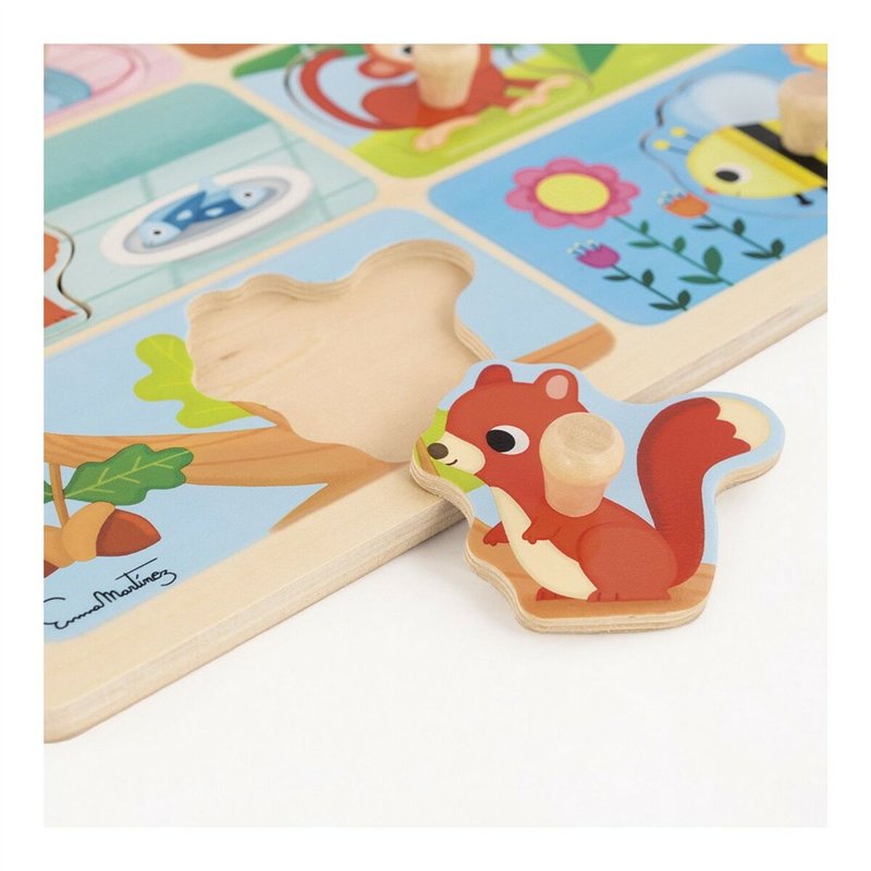 Image secondaire de Puzzle enfant en bois Goula My Favourite Food Bois