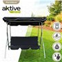Balancelle Aktive 3 places Noir 180 x 107 x 160 cm