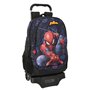 Cartable à roulettes Spider-Man Attack Noir 32 x 44 x 16 cm