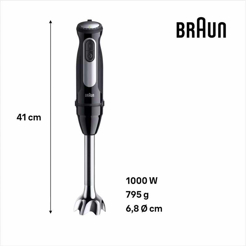 Image secondaire de Mixeur plongeant Braun 0X22111502 1000 W Noir
