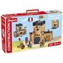 Jeu de construction - Jeujura - 8028 - Château fort - Catapulte - 270 pieces en bois