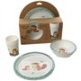 Mon premier coffret repas micro-ondes - THERMOBABY - Castor - Assiette, bol, gobelet