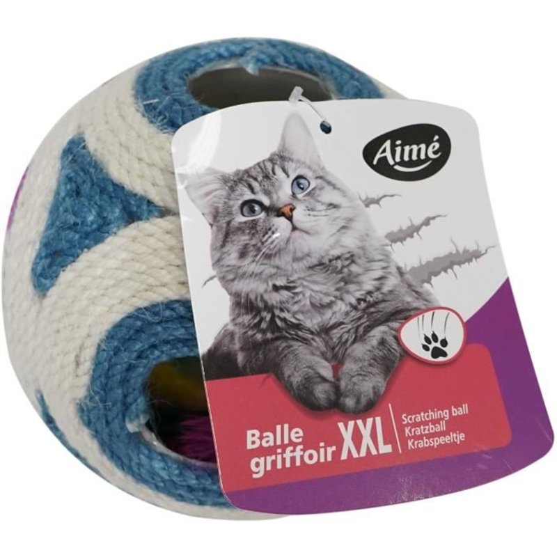 Image secondaire de Griffoir XXL - AIMÉ - Boule Bleue + 1 Balle 11.5cm