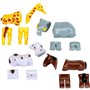 Animaux magnétiques - KLEIN - 0071 - 4 grands animaux Funny Puzzle, sachet - 16 pieces - Des 12 mois