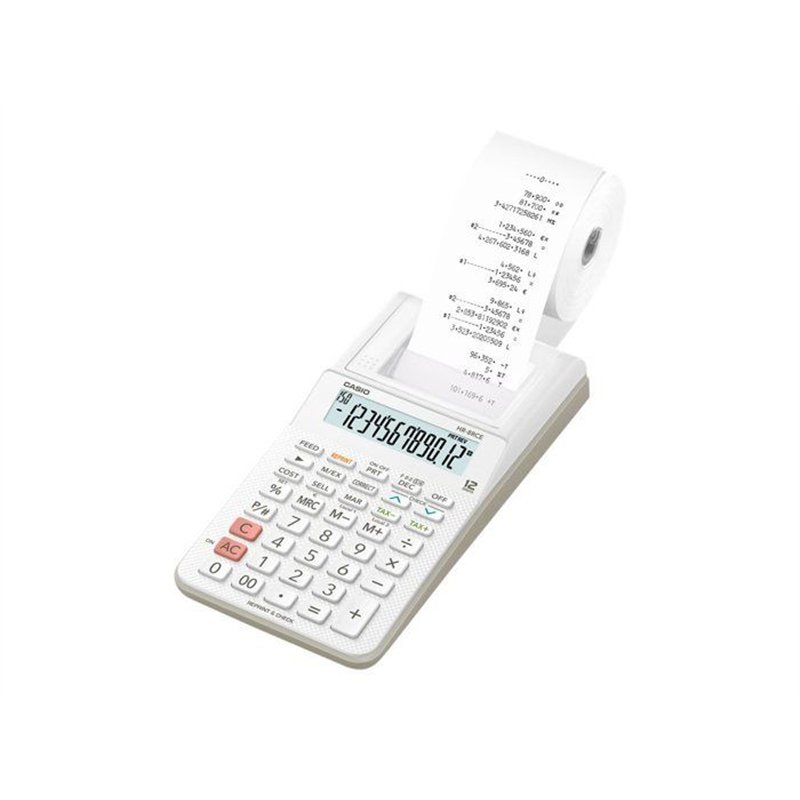Calculatrice imprimante - CASIO - HR8 RCE - Portable - Écran LCD - Alimentation par pile