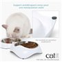 Gamelle pour chat - CATIT - PIXI - 200ml - Bols en acier inoxydable amovibles - Blanc