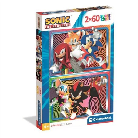 CLEMENTONI - 2x60 pieces - Sonic