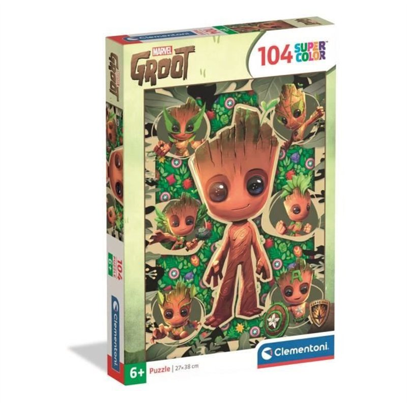 CLEMENTONI - 104 pièces - Marvel, Groot