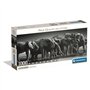 CLEMENTONI - Compact 1000 pieces Panorama - Herd of Giants