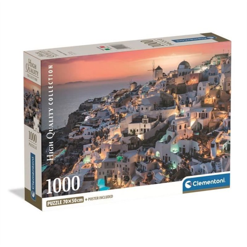 CLEMENTONI - Compact 1000 pièces - Shades of Santorini