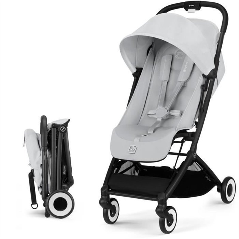CYBEX - Poussette ultra compacte et confortable - ORFEO - 4 roues - Fog Grey