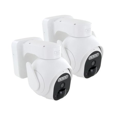 Caméras extérieures - DIO CONNECTED HOME - Lot de 2  - Rotatives - Batterie - 3MP