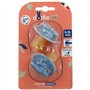 Sucettes-Dodie Gaia Sucettes Rondes 6-36M X2 (Couleur : Bleu)