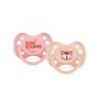 Duo sucettes anatomiques - DODIE - EDL A103 - +6 mois - Panda roux